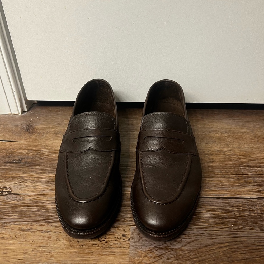 Meermin Brown Softcalf Loafers Men’s UK9 US10